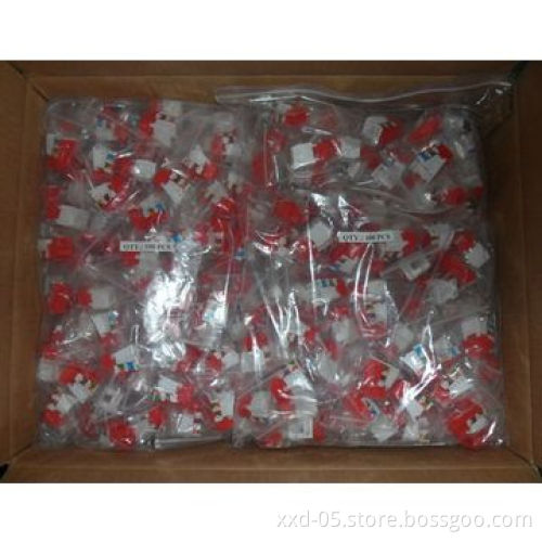 High Performance 10GB FTP RJ45 8p8c Zinc Alloy Cat 6a Keystone JackNew